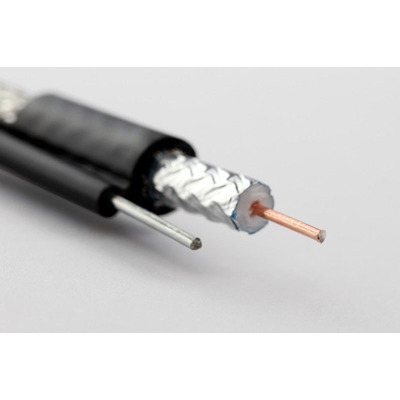 BELDEN 500ft White Trishield Commercial RG6 Coaxial Cable - CMP Riser Rated 18AWG 75 Ohm